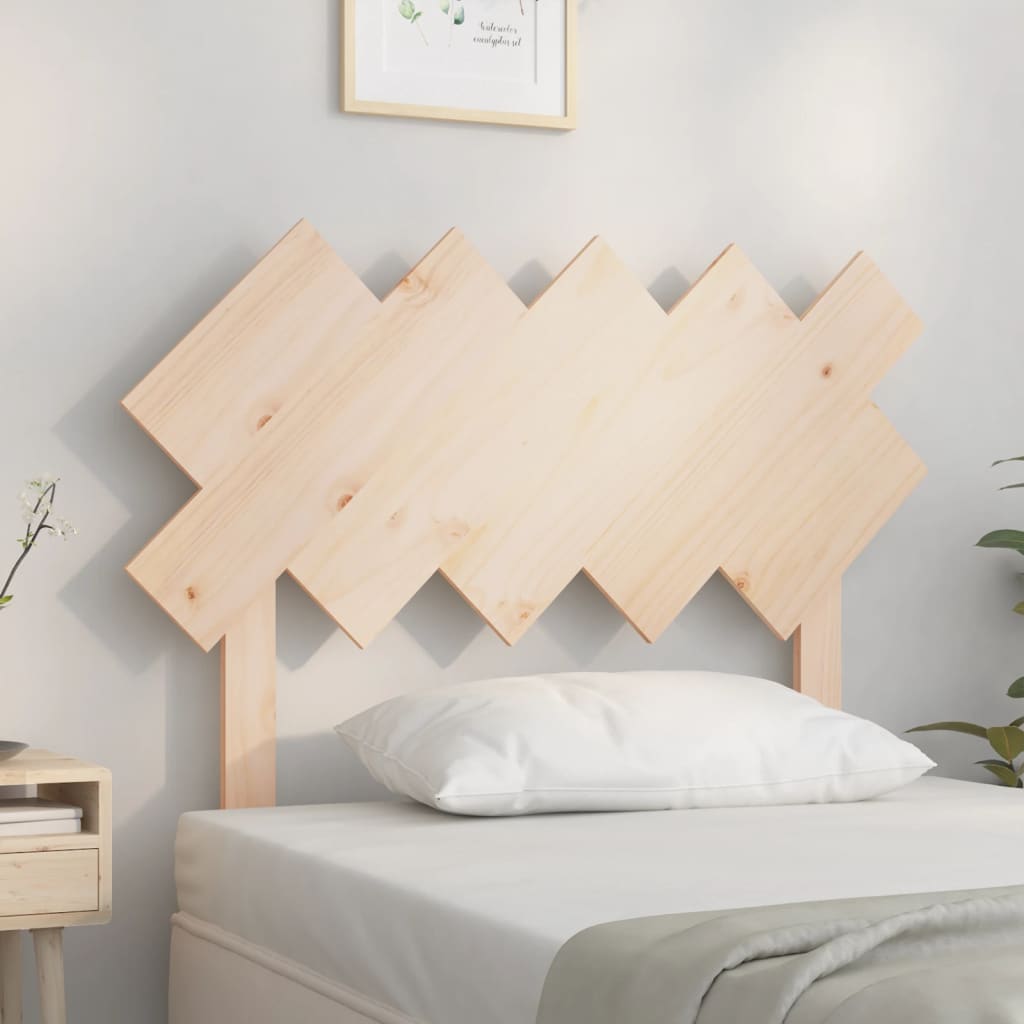 Bed Headboard 104x3x80.5 cm Solid Wood Pine