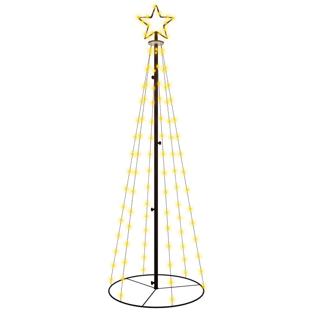Christmas Cone Tree Warm White 108 LEDs 70x180 cm