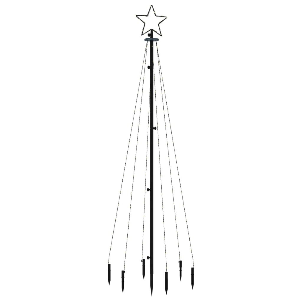 Christmas Tree with Spike Warm White 108 LEDs 180 cm
