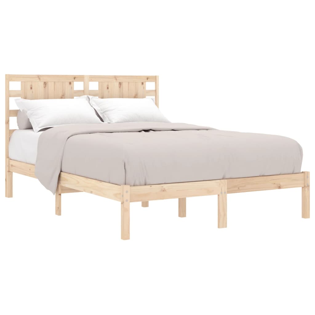 Bed Frame without Mattress 120x190 cm Small Double Solid Wood