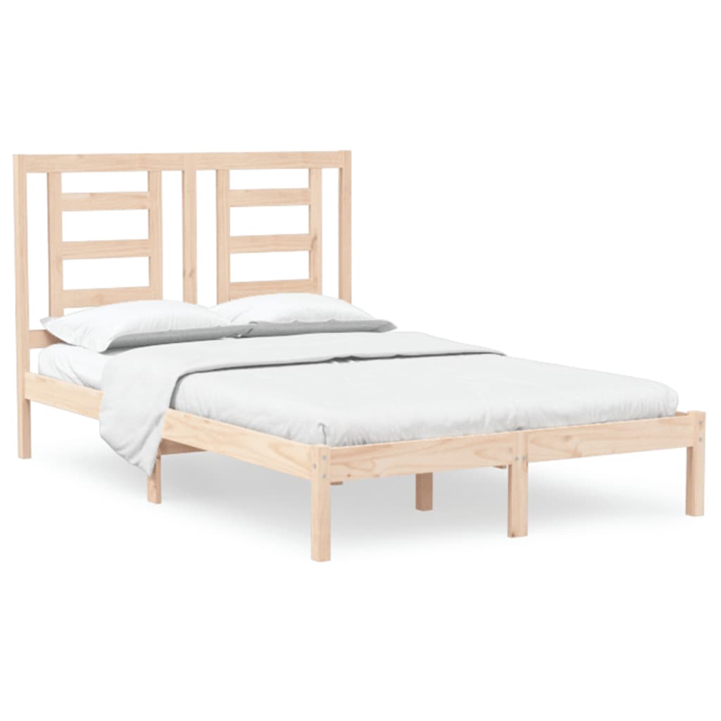 Bed Frame without Mattress 120x190 cm Small Double Solid Wood