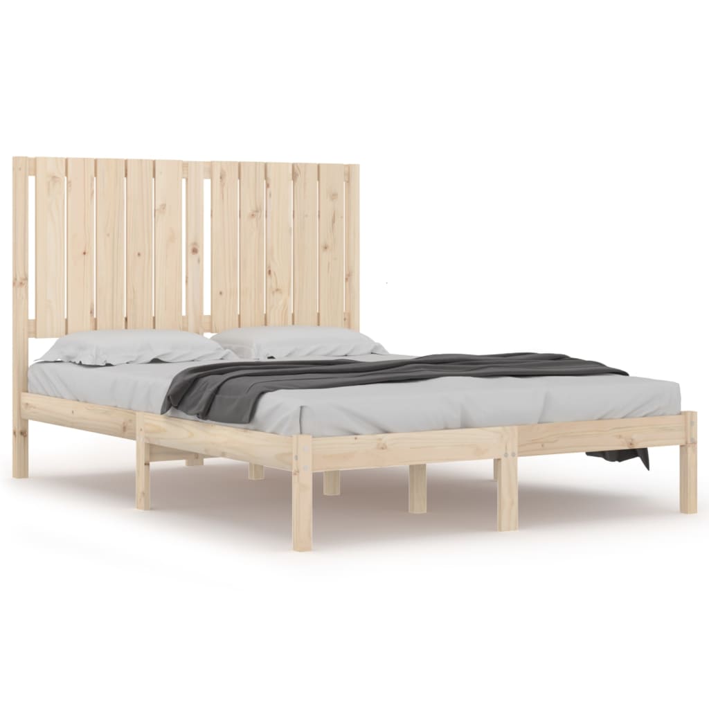 Bed Frame without Mattress 120x190 cm Small Double Solid Wood