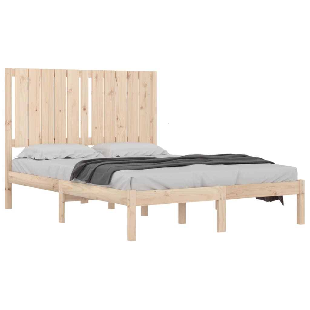 Bed Frame without Mattress 120x190 cm Small Double Solid Wood