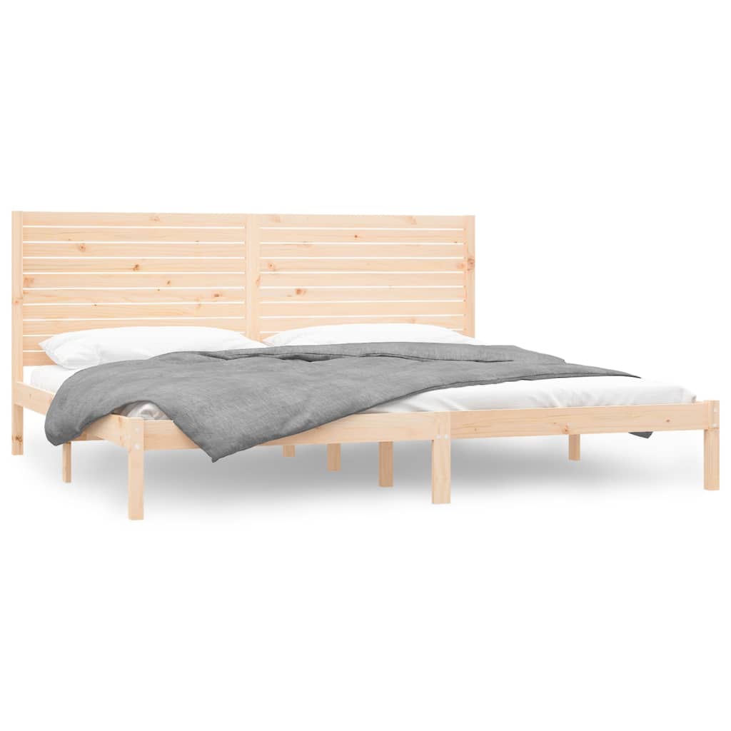 Bed Frame without Mattress 180x200 cm Super King Solid Wood