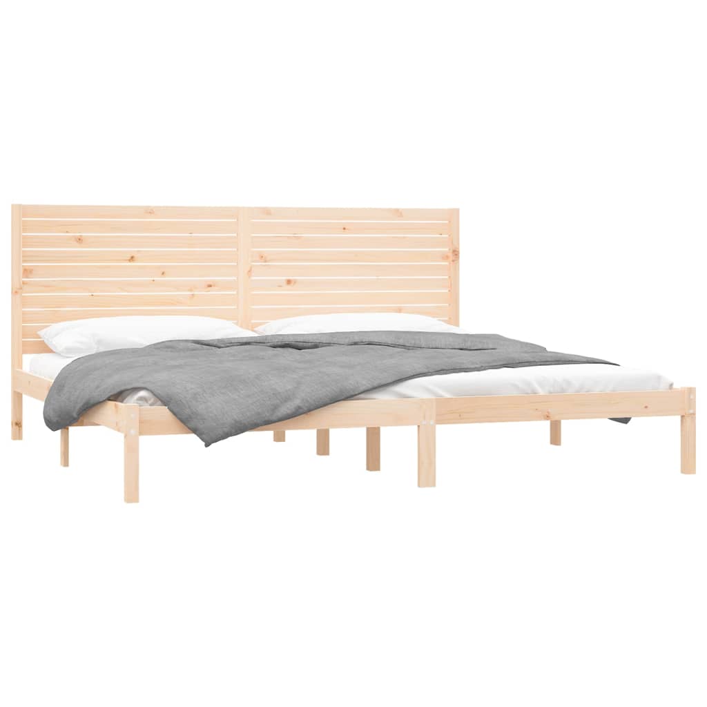 Bed Frame without Mattress 180x200 cm Super King Solid Wood