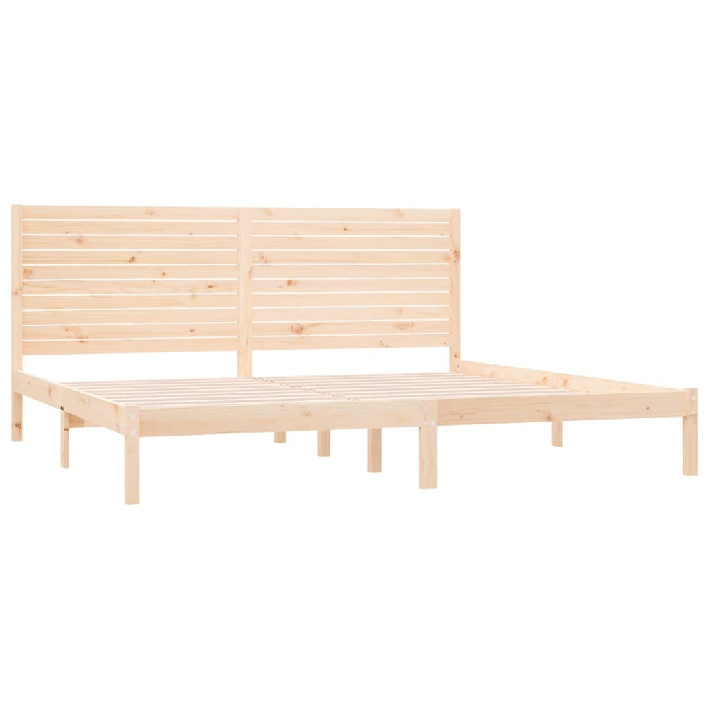 Bed Frame without Mattress 180x200 cm Super King Solid Wood