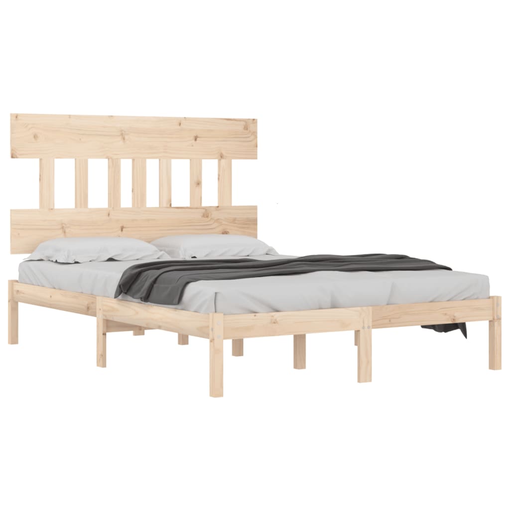 Bed Frame without Mattress 180x200 cm Super King Solid Wood