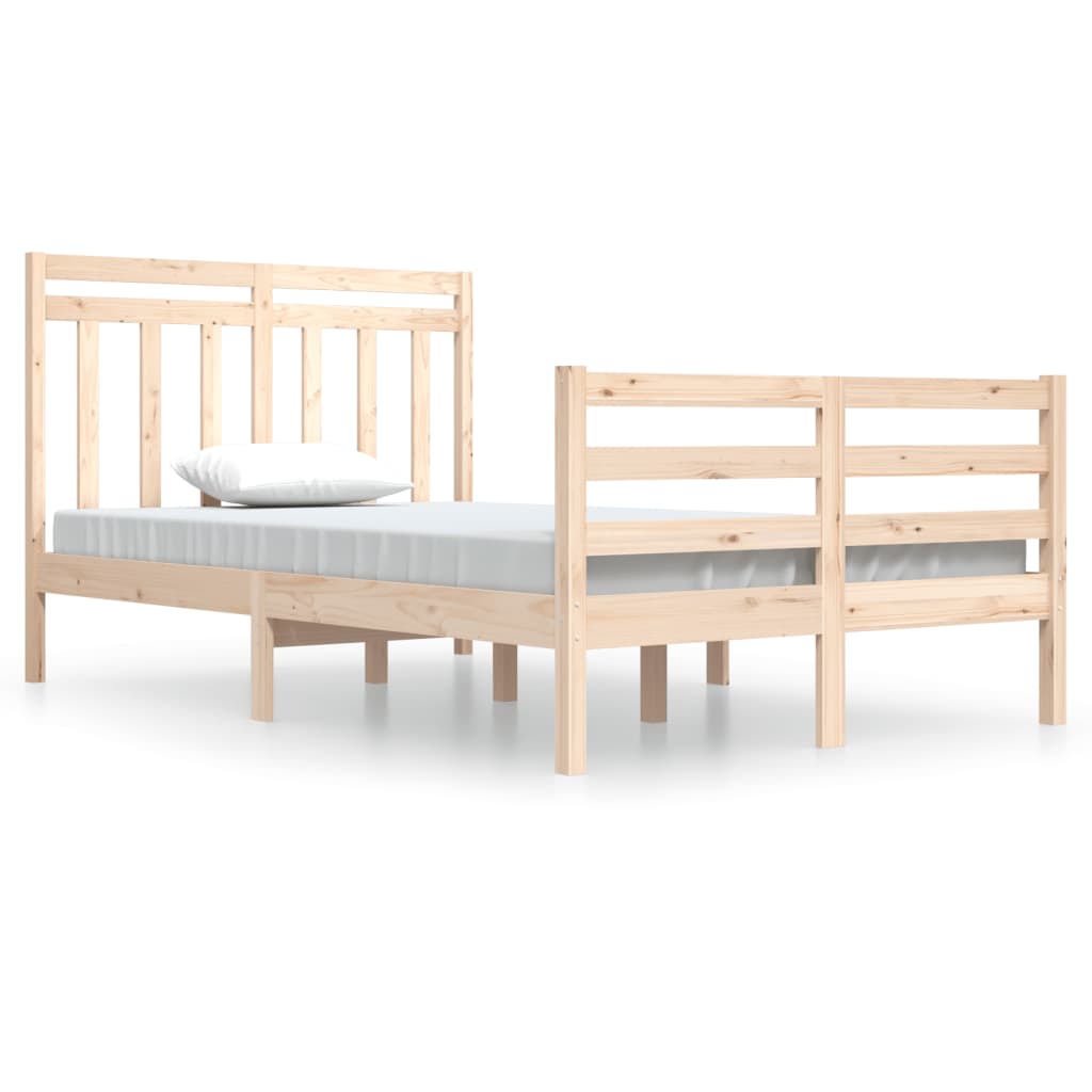 Bed Frame without Mattress 120x200 cm Solid Wood