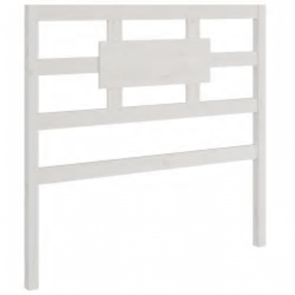 Bed Frame without Mattress White 90x200 cm Solid Wood