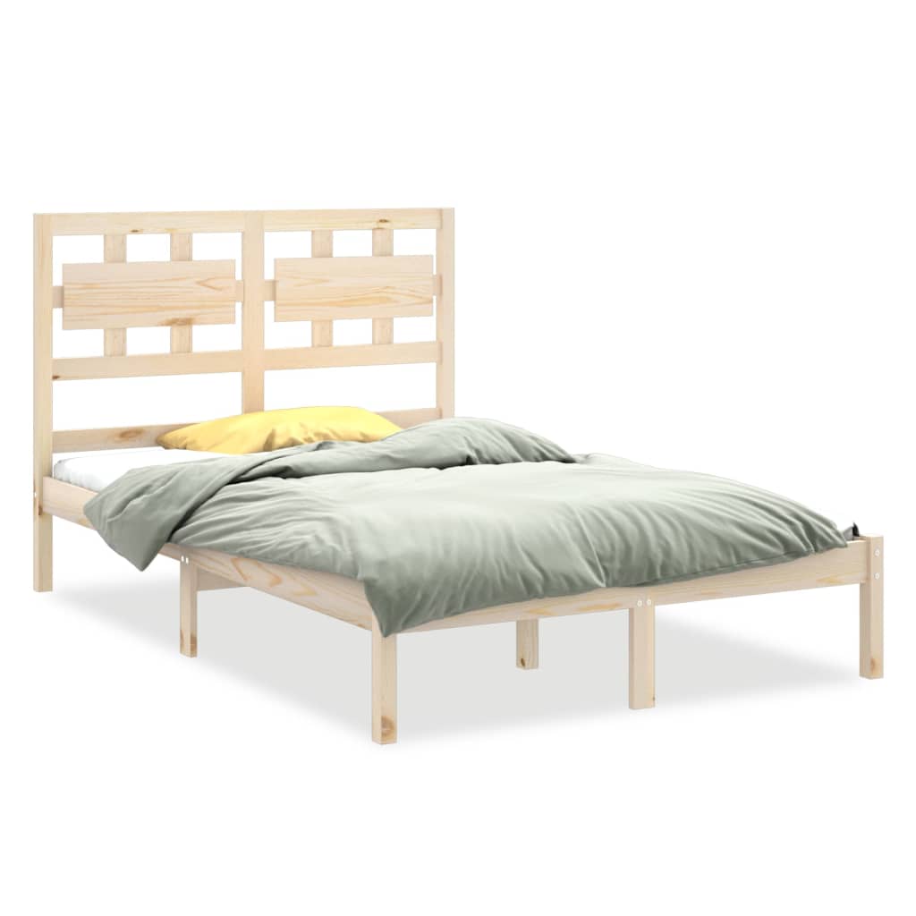 Bed Frame without Mattress 120x200 cm Solid Wood