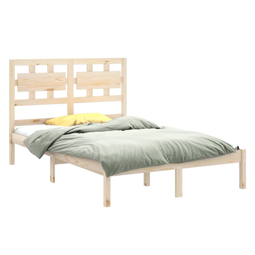 Bed Frame without Mattress 120x200 cm Solid Wood