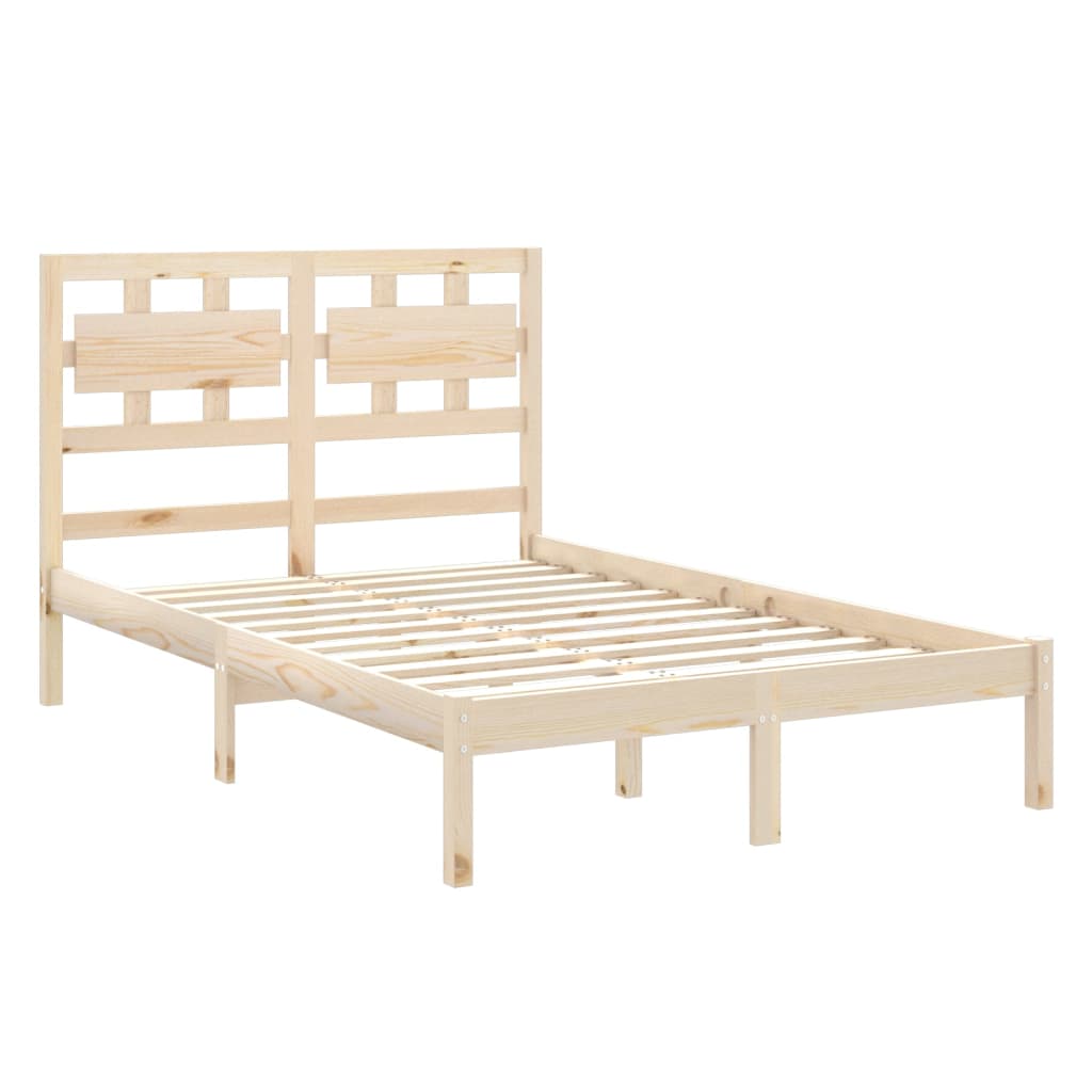 Bed Frame without Mattress 120x200 cm Solid Wood