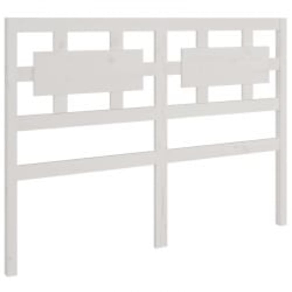 Bed Frame without Mattress White 120x200 cm Solid Wood