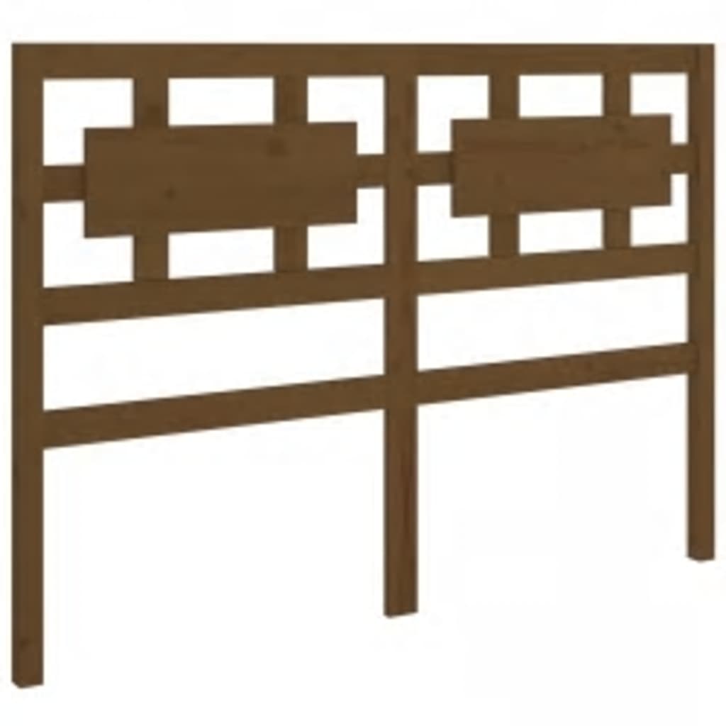 Bed Frame without Mattress Honey Brown 200x200 cm Solid Wood
