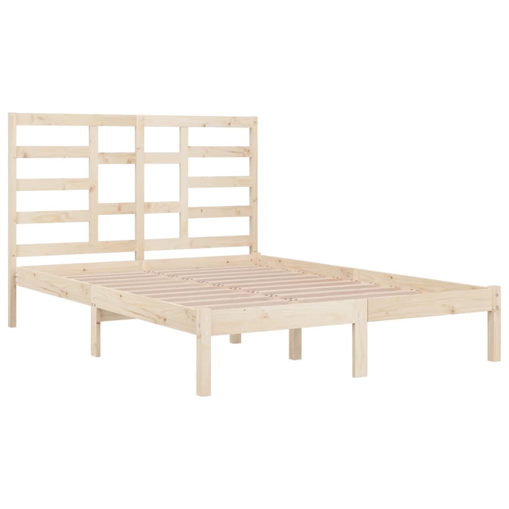 Bed Frame without Mattress Solid Wood 120x200 cm