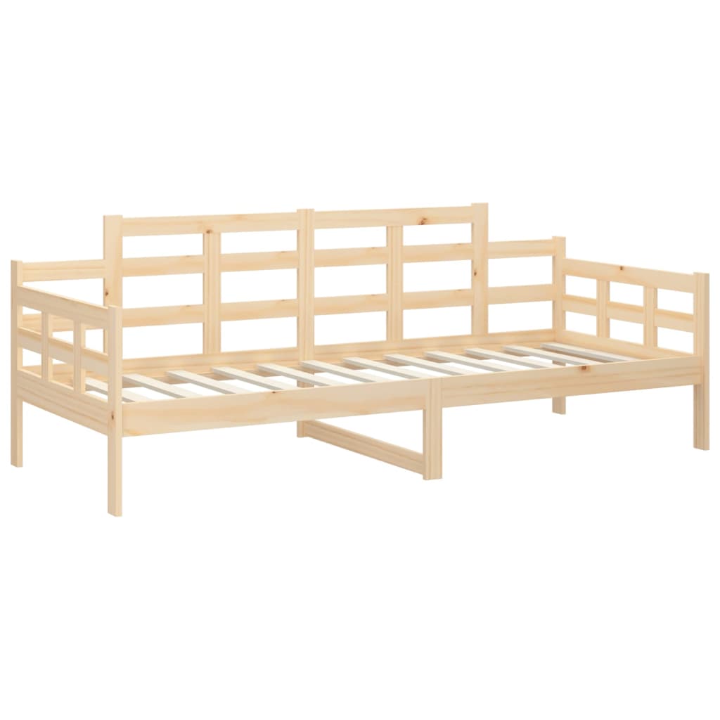 Day Bed without Mattress Solid Wood Pine 90x190 cm Single
