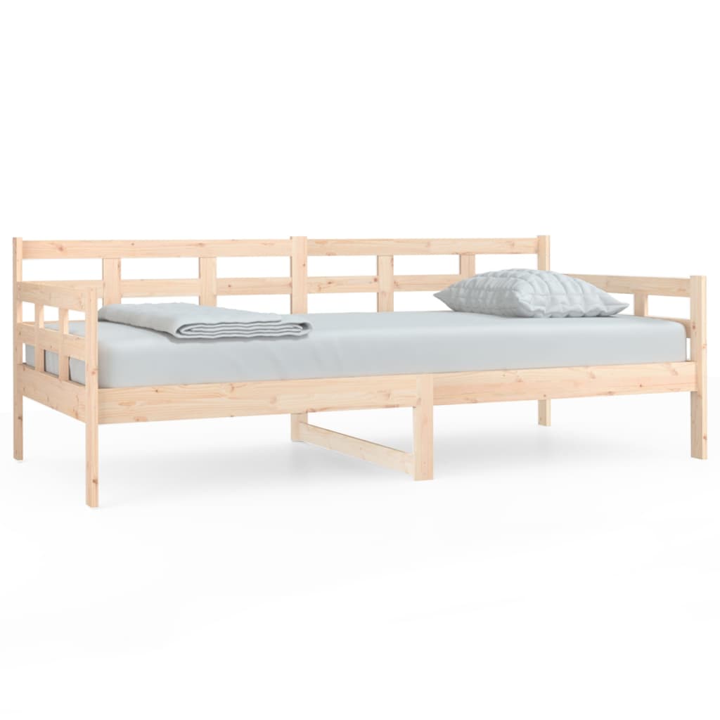 Day Bed without Mattress Solid Wood Pine 90x190 cm Single