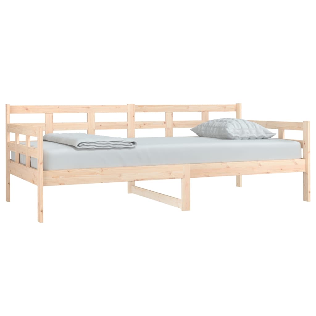 Day Bed without Mattress Solid Wood Pine 90x190 cm Single
