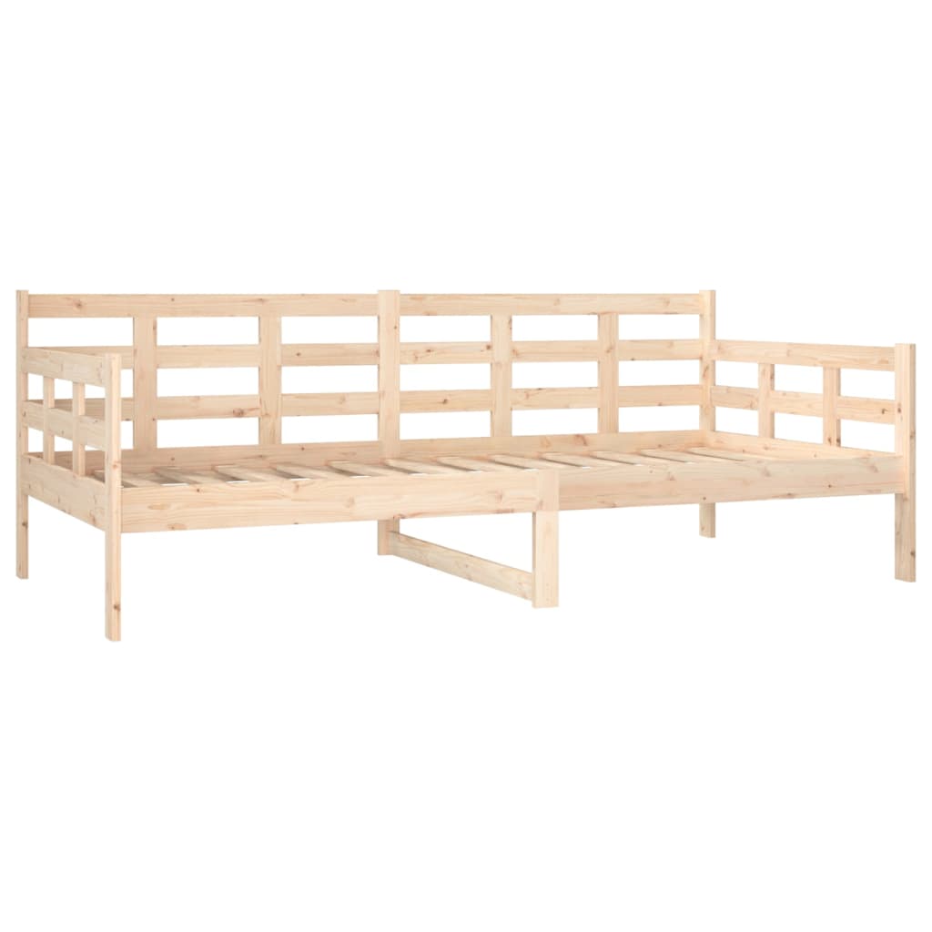 Day Bed without Mattress Solid Wood Pine 90x190 cm Single