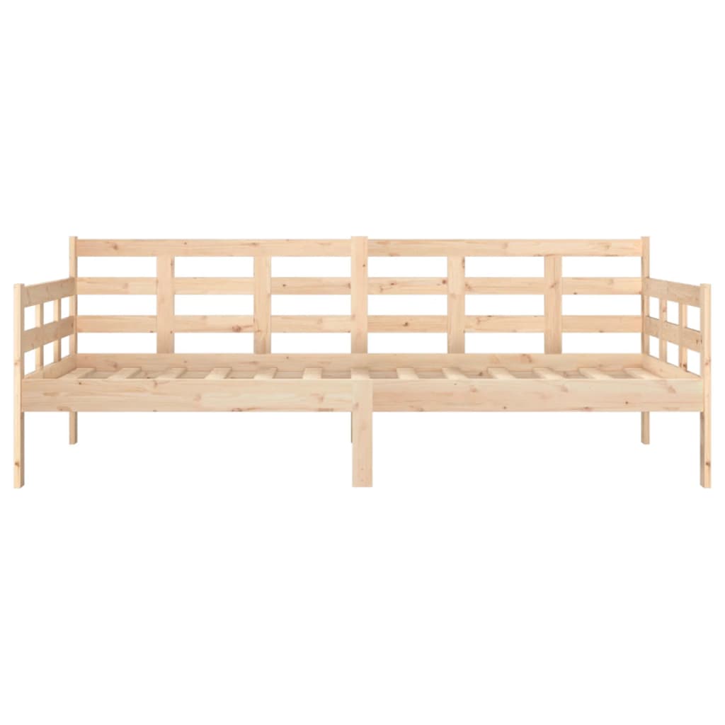 Day Bed without Mattress Solid Wood Pine 90x190 cm Single