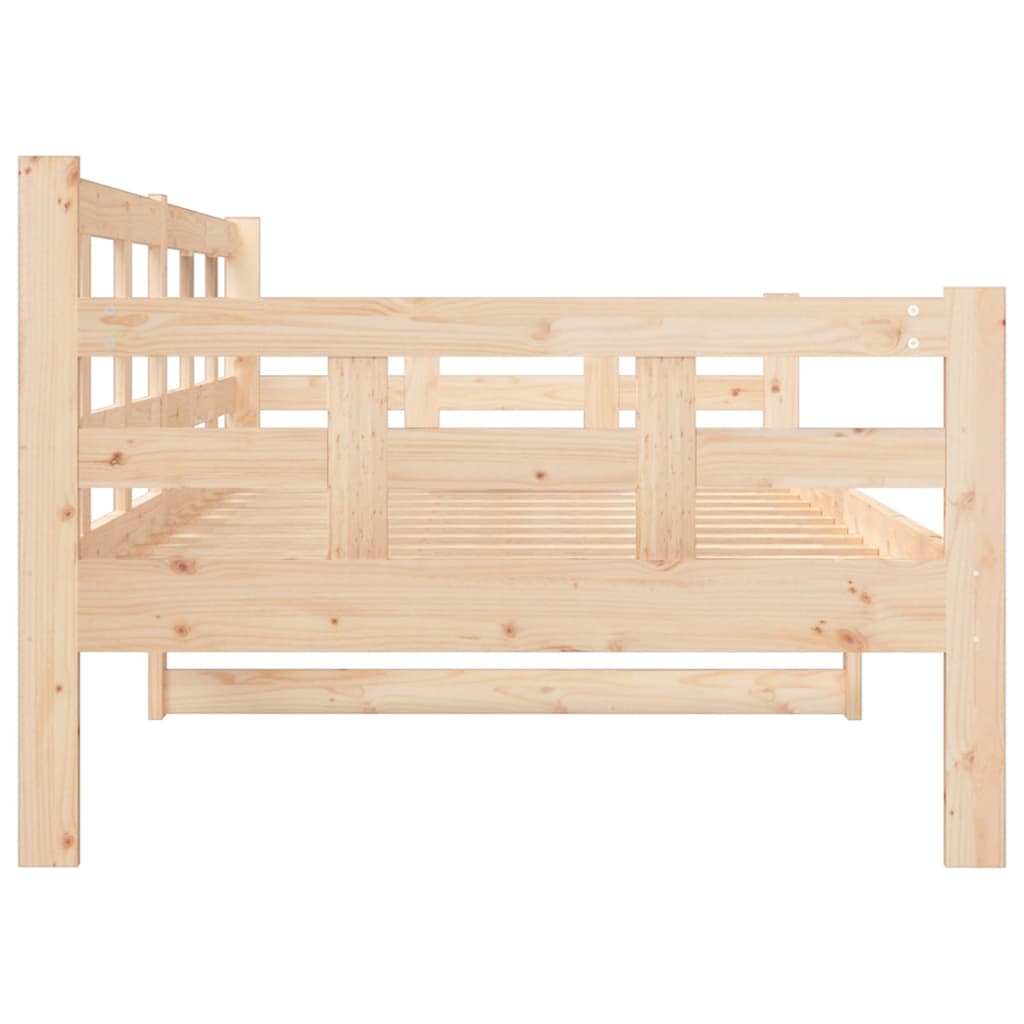Day Bed without Mattress Solid Wood Pine 90x190 cm Single