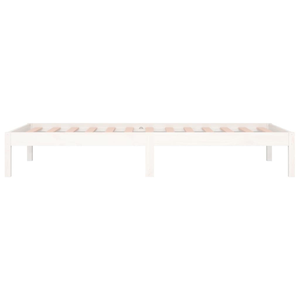 Day Bed without Mattress White 90x200 cm Solid Wood Pine