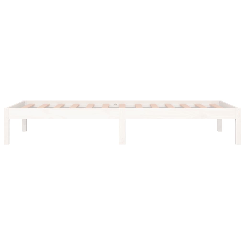 Day Bed without Mattress White 80x200 cm Solid Wood Pine