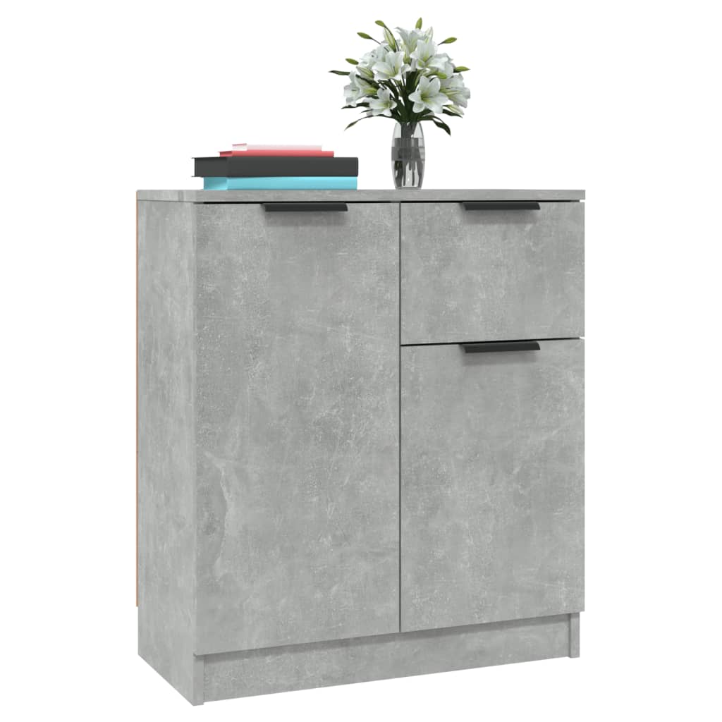 Sideboard Concrete Grey 60x30x70 cm Engineered Wood