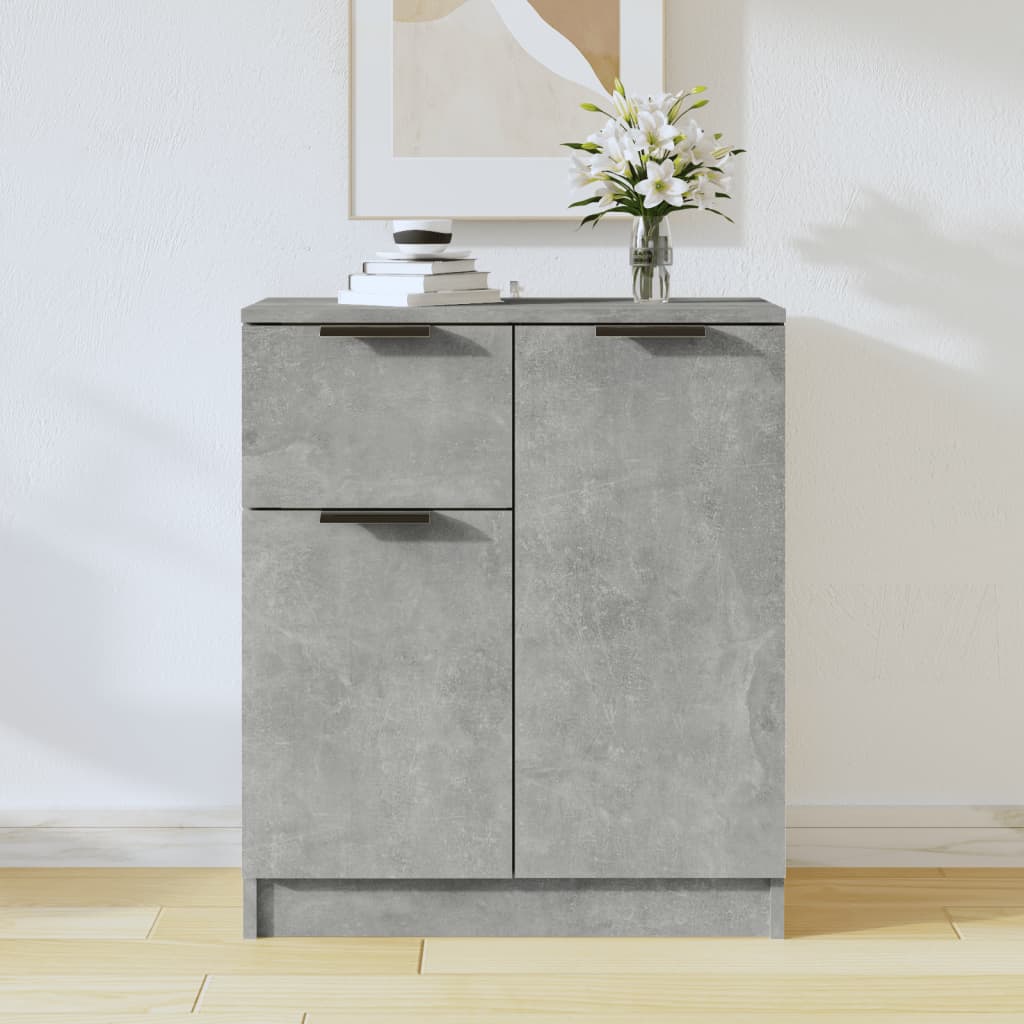 Sideboard Concrete Grey 60x30x70 cm Engineered Wood