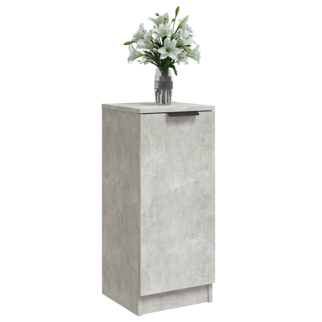 Sideboard Concrete Grey 30x30x70 cm Engineered Wood