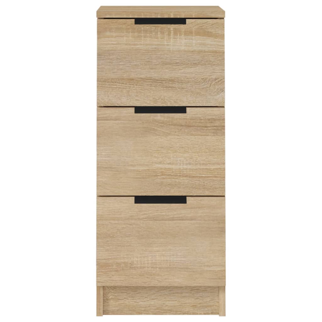 Sideboard Sonoma Oak 30x30x70 cm Engineered Wood