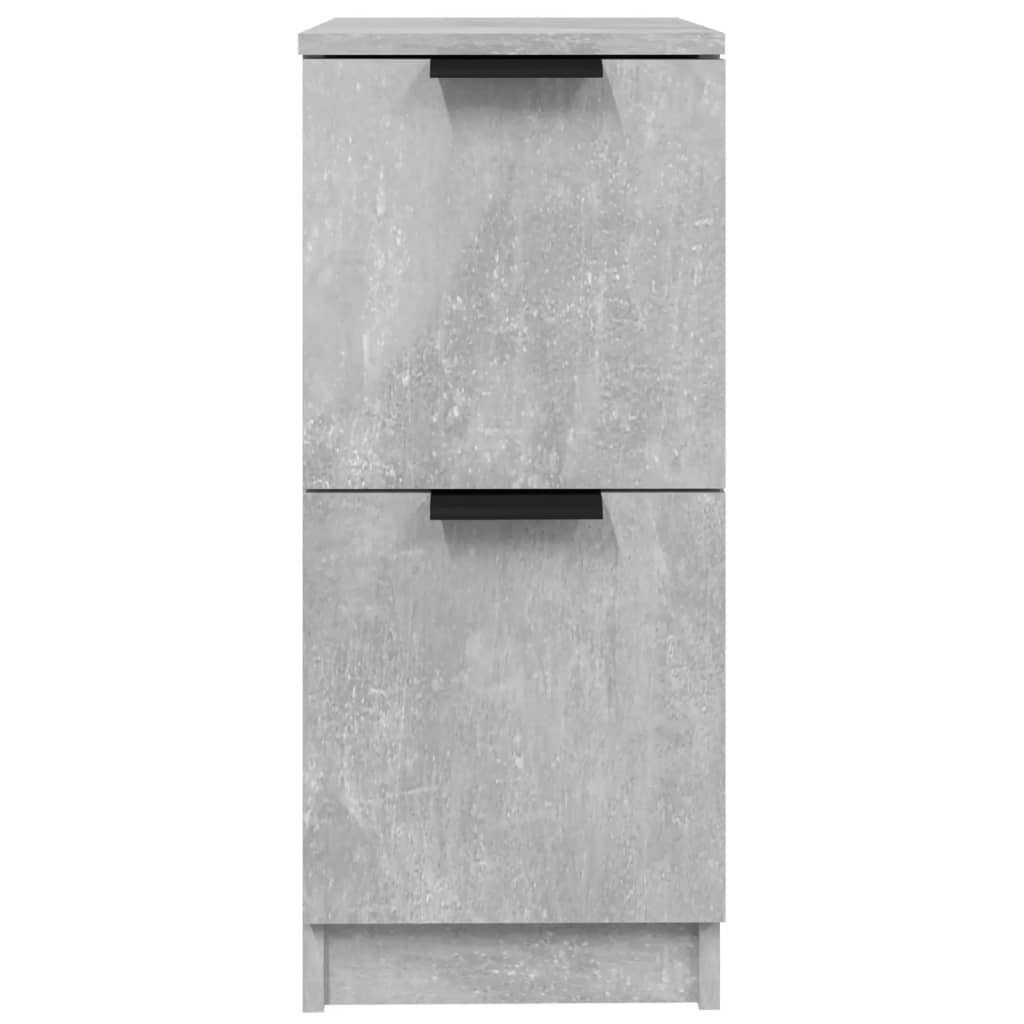 Sideboard Concrete Grey 30x30x70 cm Engineered Wood