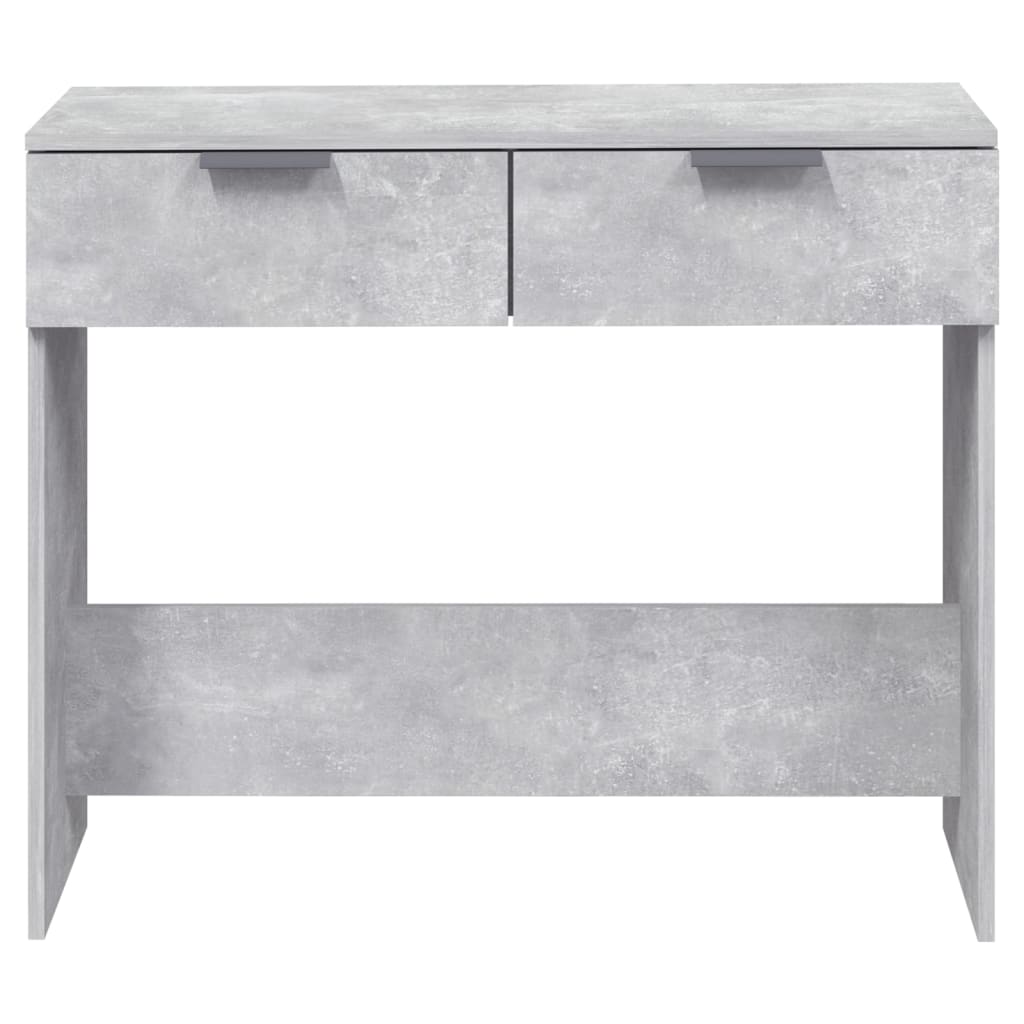 Console Table Concrete Grey 90x36x75 cm Engineered Wood