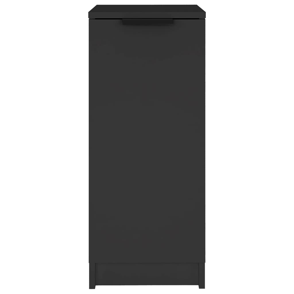 Shoe Cabinet Black 30x35x70 cm Engineered Wood