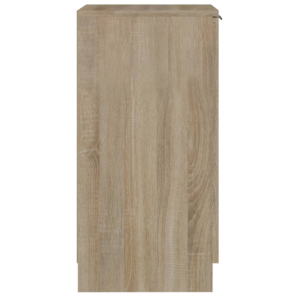 Shoe Cabinet Sonoma Oak 30x35x70 cm Engineered Wood
