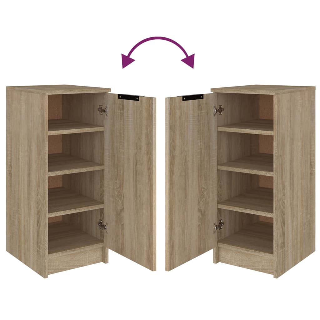 Shoe Cabinet Sonoma Oak 30x35x70 cm Engineered Wood
