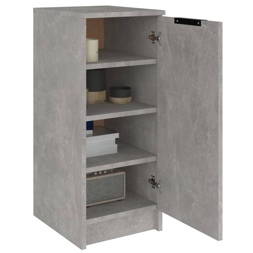 Shoe Cabinet Concrete Grey 30x35x70 cm Engineered Wood