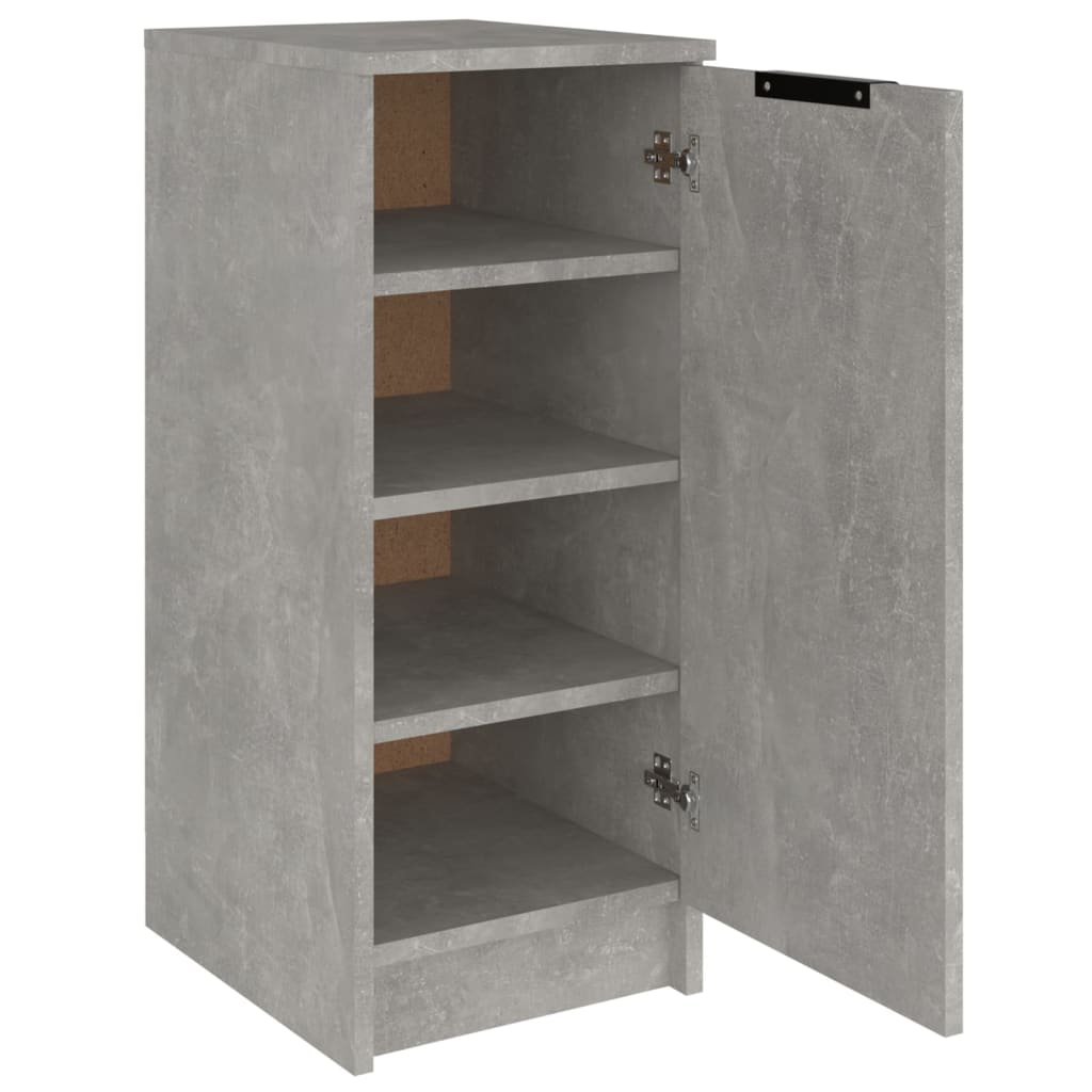 Shoe Cabinet Concrete Grey 30x35x70 cm Engineered Wood
