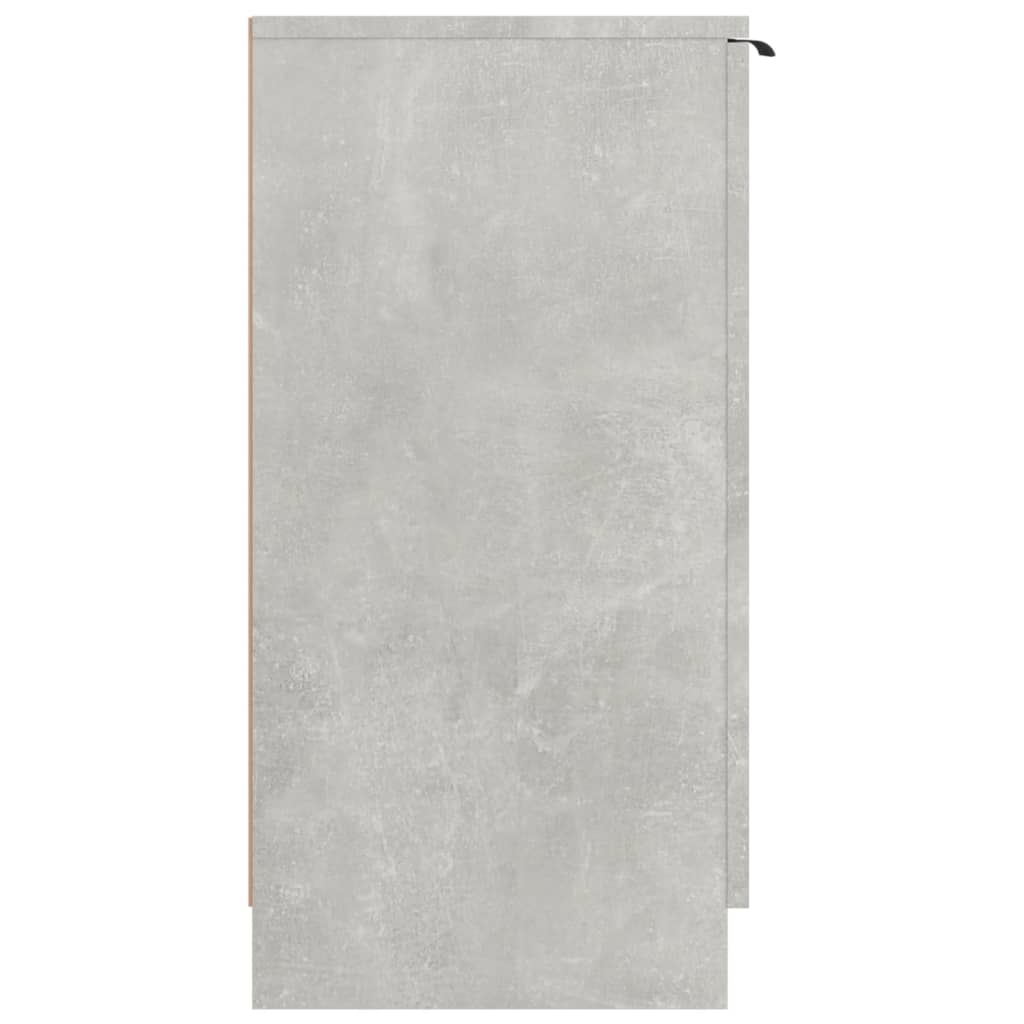 Shoe Cabinet Concrete Grey 59x35x70 cm Engineered Wood