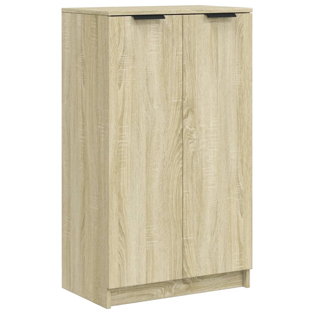 Shoe Cabinet Sonoma Oak 59x35x100.5 cm Engineered Wood