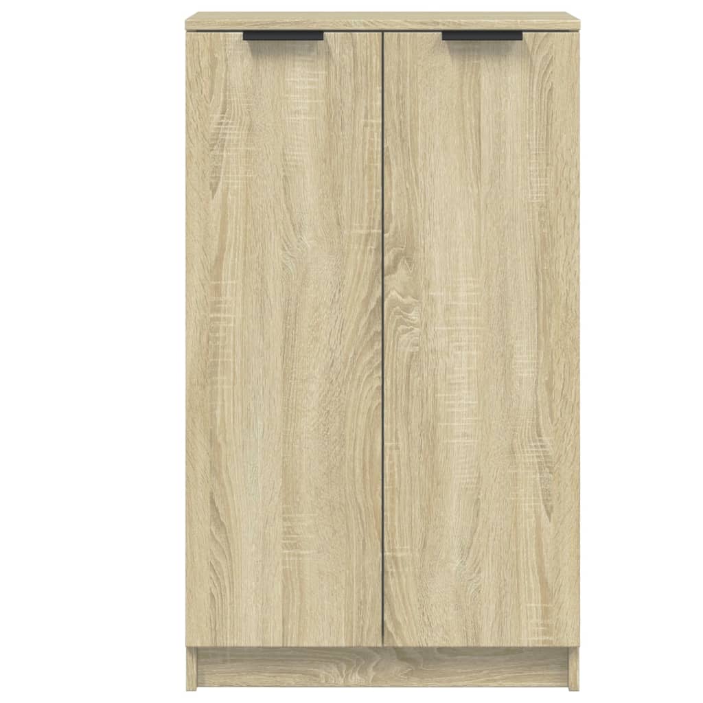 Shoe Cabinet Sonoma Oak 59x35x100.5 cm Engineered Wood