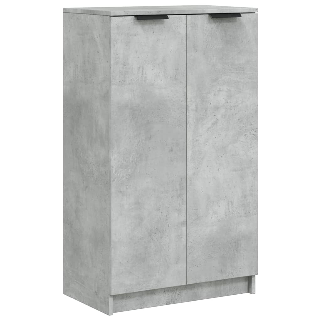 Shoe Cabinet Concrete Grey 59x35x100.5 cm Engineered Wood