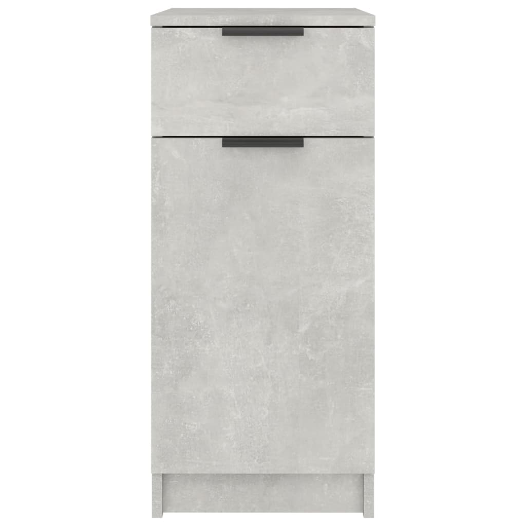 Desk Cabinet Concrete Grey 33.5x50x75 cm Engineered Wood