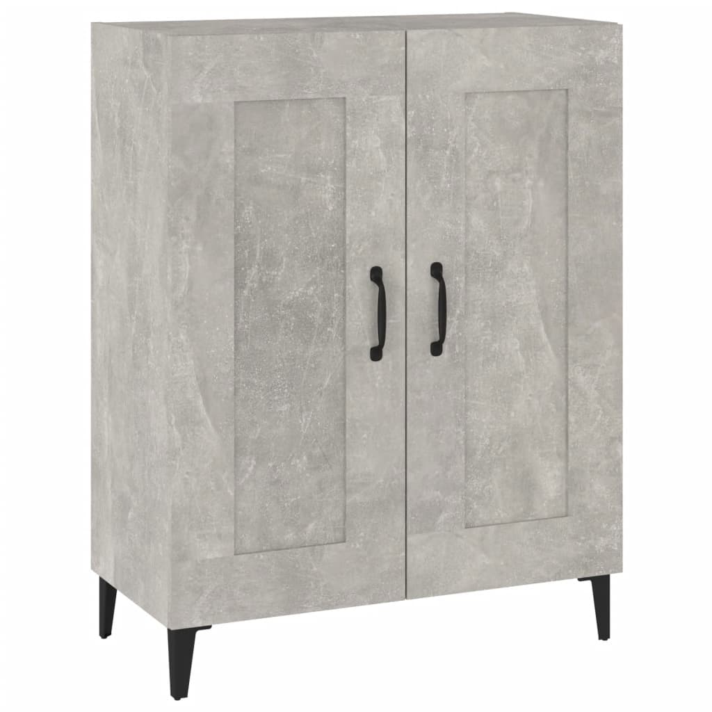 Sideboard Concrete Grey 69.5x34x90 cm Engineered Wood