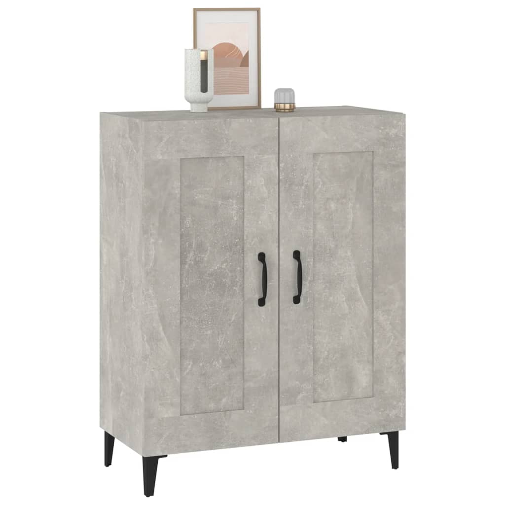 Sideboard Concrete Grey 69.5x34x90 cm Engineered Wood