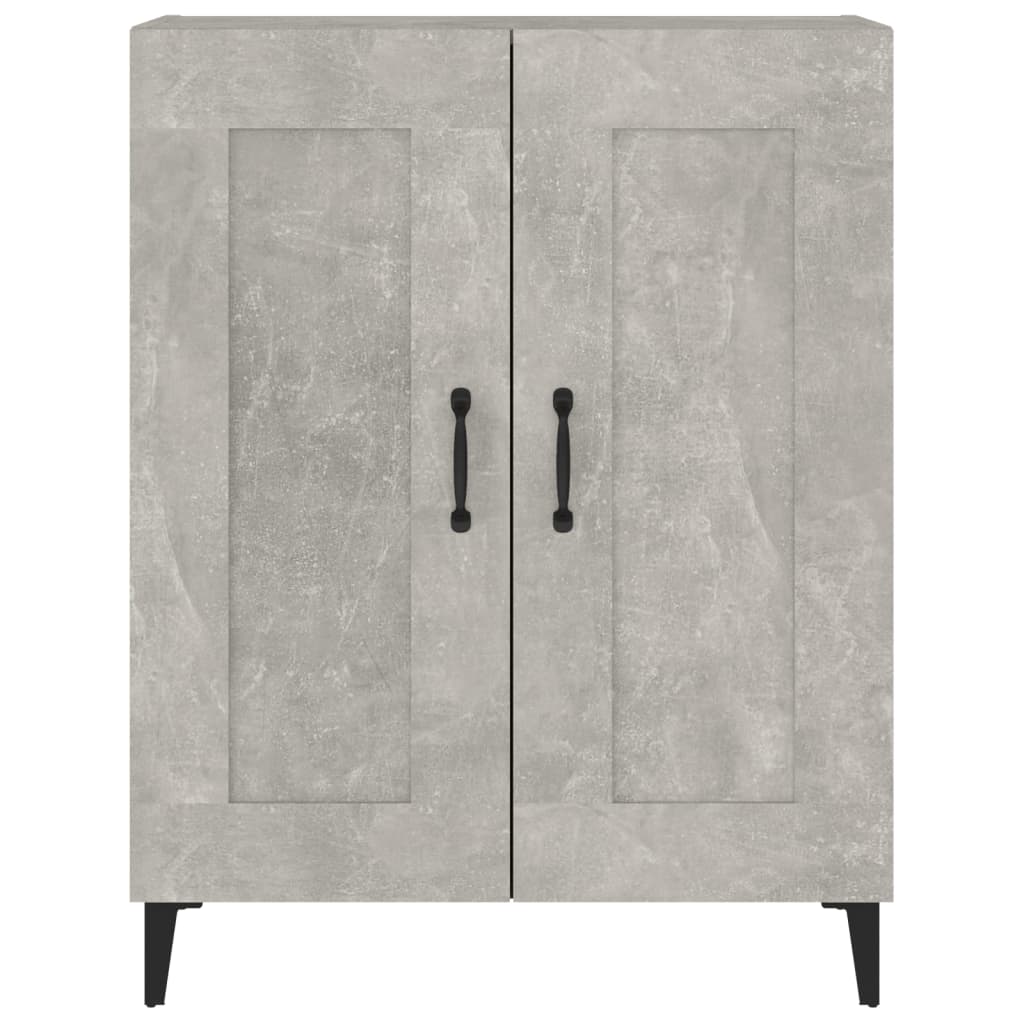 Sideboard Concrete Grey 69.5x34x90 cm Engineered Wood