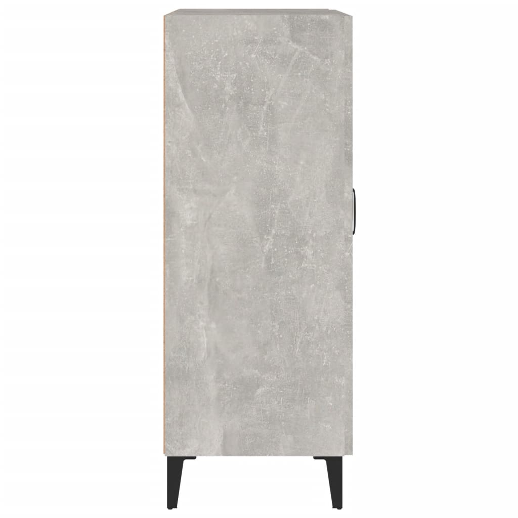 Sideboard Concrete Grey 69.5x34x90 cm Engineered Wood