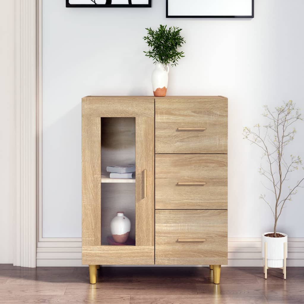 Sideboard Sonoma Oak 69,5x34x90 cm Engineered Wood