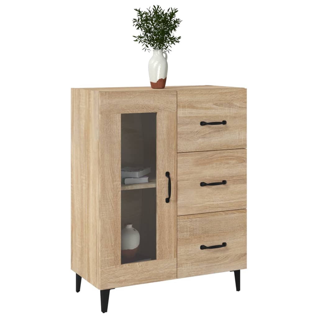 Sideboard Sonoma Oak 69.5x34x90 cm Engineered Wood