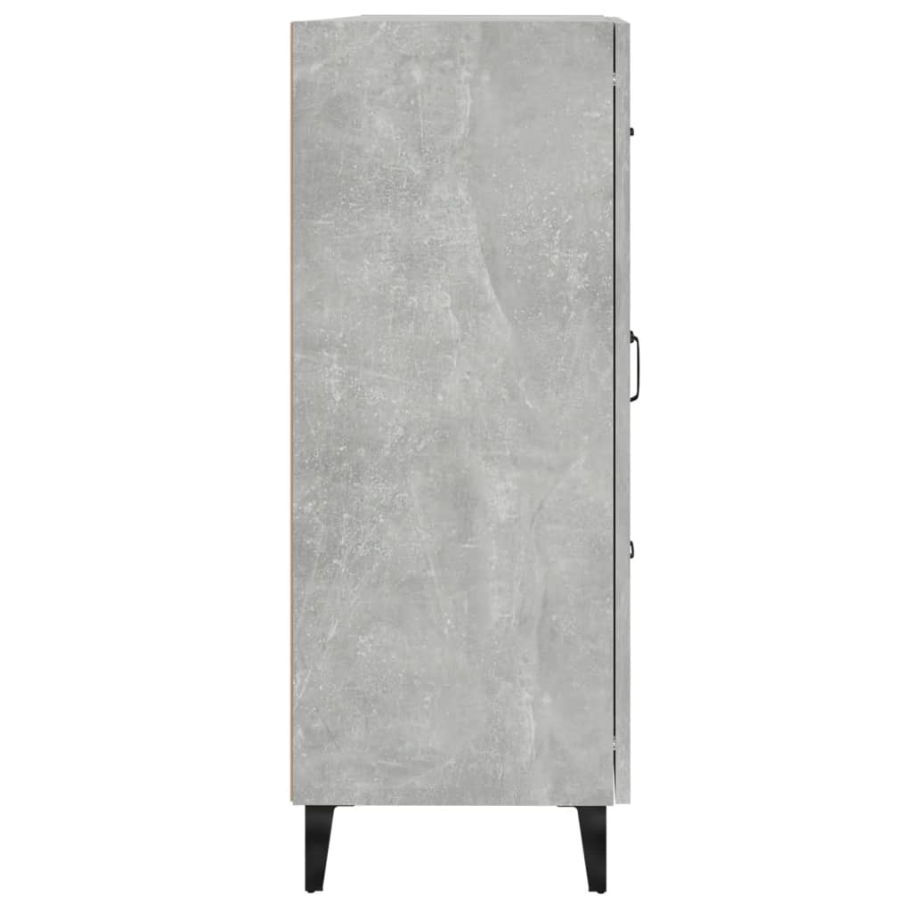 Sideboard Concrete Grey 69.5x34x90 cm Engineered Wood
